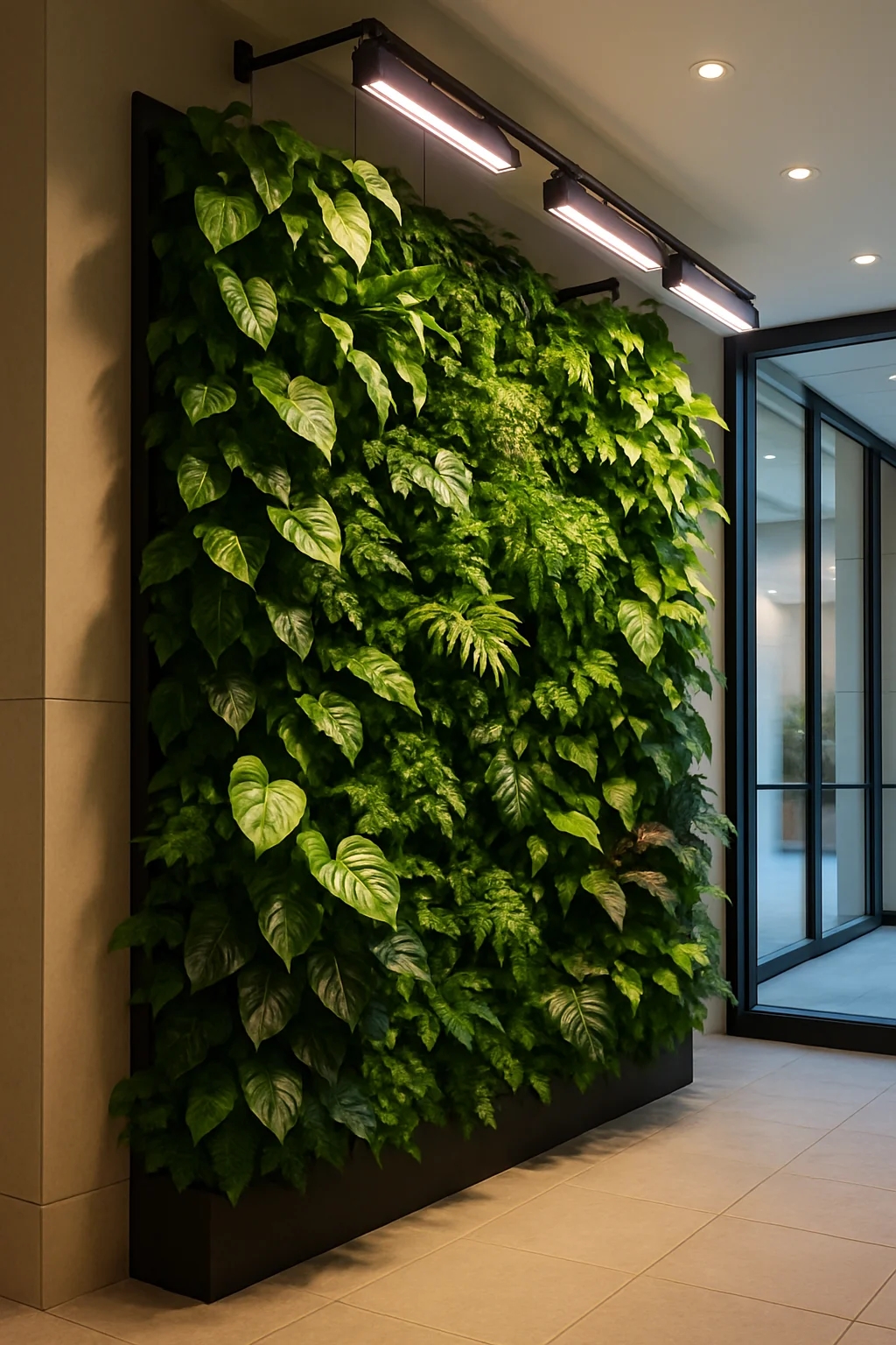 Artificial Light for Living Walls